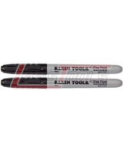 KLEIN 98554 Fine Point Permanent Markers, Pk 2