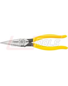 KLEIN D203-8 Pliers, Long Nose Side-Cutters, 8-Inch