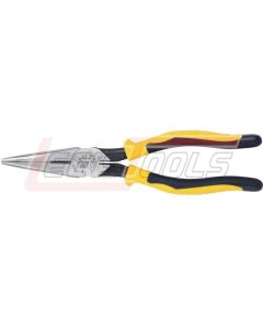 KLEIN J203-8 Pliers, Long Nose Side-Cutters, 8-Inch