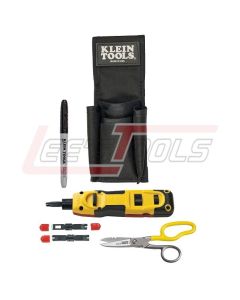 KLEIN VDV027-813 LAN Installer Starter Kit, Punchdown