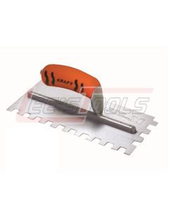 KRAFT ST404PF 1/4" x 1/4" x 1/4" Square-notch Trowel w/ProForm® Hdl