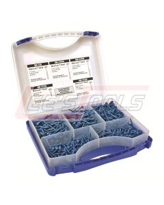 KREG TOOL SK03B Kreg Blue-Kote Pocket-Hole Screw Kit (450 of 4 most used exterior screws)