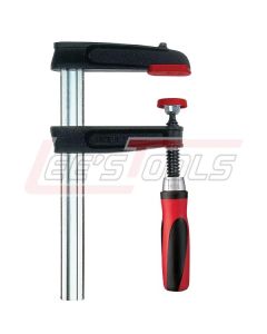 BESSEY TGJ2.512+2K Clamp, woodworking, F-style, 2K handle, replaceable pads, 2.5 In. x 12 In., 600 lb