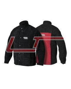 LINCOLN ELECTRIC K2989-M Heavy Duty Leather Welding Jacket - Medium