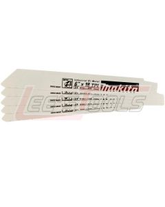 MAKITA 723065-A-5 6" Metal Recipro Saw Blade, 14TPI, 5/pk