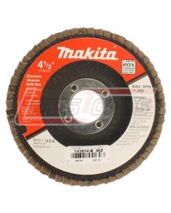 MAKITA 741814-B-10 4-1/2" x 7/8" Multi-Disc, 36 Grit, Angled Type 29, 10/pk