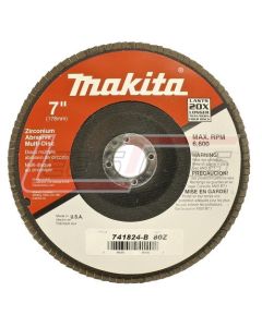 MAKITA 741824-B-10 7" x 7/8" Multi-Disc, 80 Grit, Angled Type 29, 10/pk
