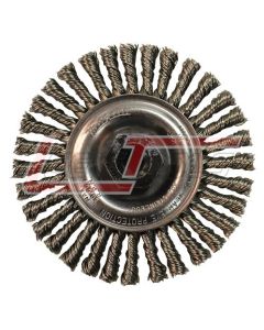 MAKITA 743204-B 4" Stringer Bead Twist Wire Wheel, Stainless, M10 x 1.25