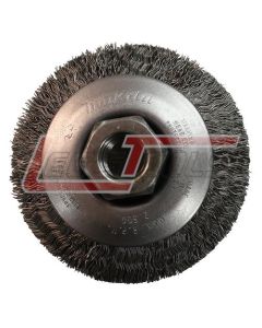 MAKITA 743210-A 3-3/8" Bevel Wire Brush, 5/8"-11