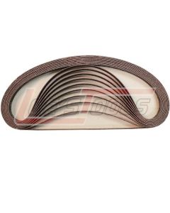 MAKITA A-34469 3/8" x 21" Abrasive Belt, 80 Grit 10/pk