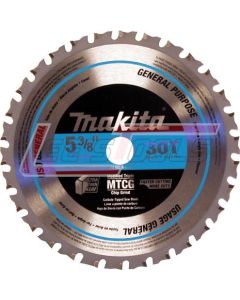 MAKITA A-95037 5-3/8" 30T Carbide-Tipped Saw Blade, Metal/General Purpose