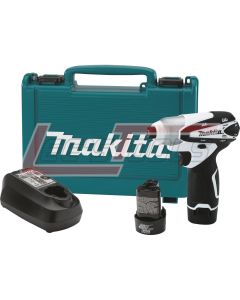 MAKITA DT01W 12V max Lithium-Ion Cordless Impact Driver Kit, var. spd., rev., L.E.D. Light, case