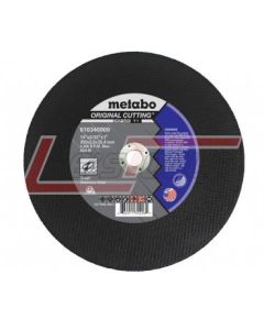 METABO 616340000 14"X3/32"X1" - A24M Original - Steel/Stainless Steel - Type 1 Wheels for Chop Saws