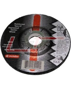 METABO 616748000 4 1/2" x 1/4" x 7/8" - A36M Plus Grind ALU - Aluminum - Type 27 Depressed Center Grinding Wheels