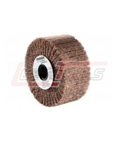 METABO 623485000 INTERLEAVED FLAP WHEEL - 4" x 4" - P180 - SE12-115 / S 18 LTX 115 - Burnisher Consumables