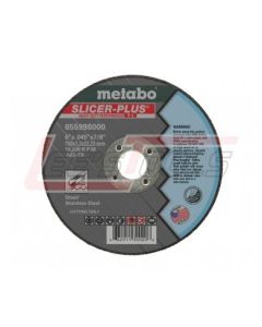 METABO 655351000 4 1/2" x  .045" x 7/8" - A60TX Slicer Plus - Steel/Stainless Steel - Type 27 "SLICER" Wheels