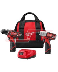MILWAUKEE 2494-22 M12™ COMBO DRILL/IMPACT W/2 BAT