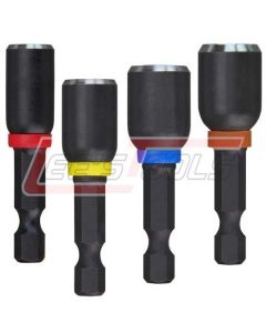 MILWAUKEE 49-66-4562 SHOCKWAVE™ 1-7/8" MAG NUTDRVR SET (1/4", 5/16", 3/8", 7/16")