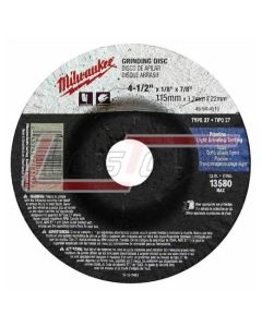 MILWAUKEE 49-94-4510 GRINDING DISC 4-1/2 X 1/8 X 7/8